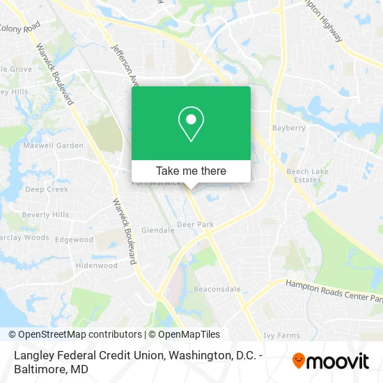 Mapa de Langley Federal Credit Union