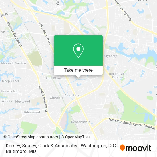 Kersey, Sealey, Clark & Associates map