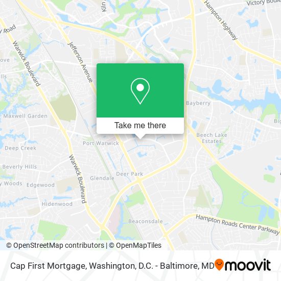 Cap First Mortgage map