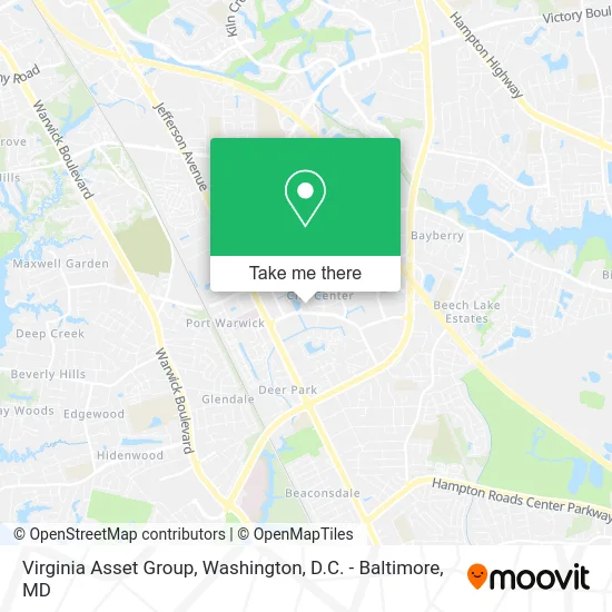 Virginia Asset Group map