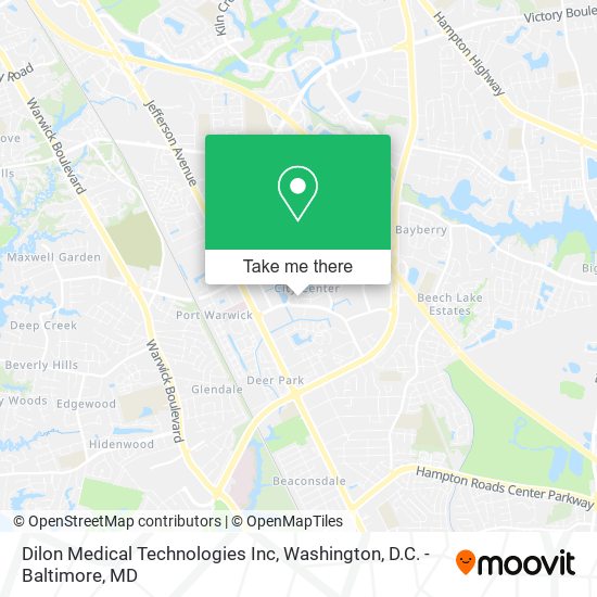 Mapa de Dilon Medical Technologies Inc