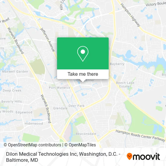 Dilon Medical Technologies Inc map