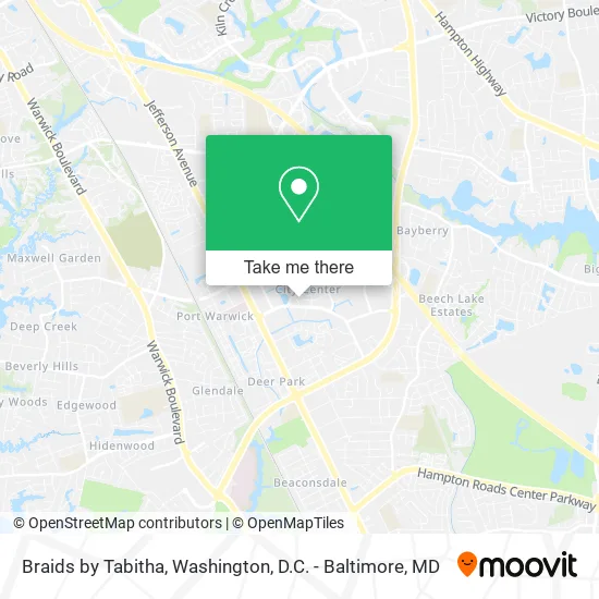 Braids by Tabitha map