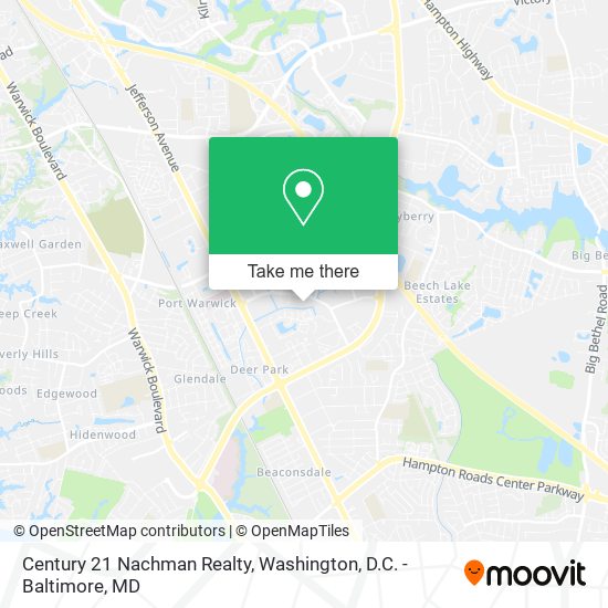Century 21 Nachman Realty map