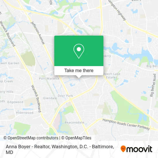 Anna Boyer - Realtor map