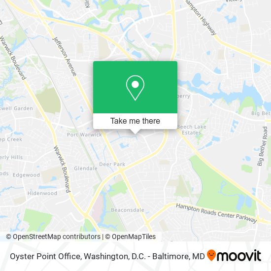 Mapa de Oyster Point Office
