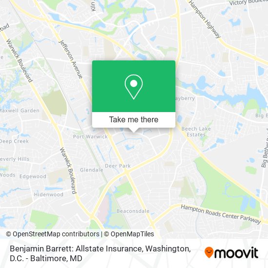 Benjamin Barrett: Allstate Insurance map