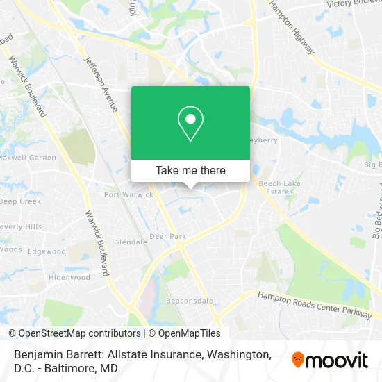 Benjamin Barrett: Allstate Insurance map