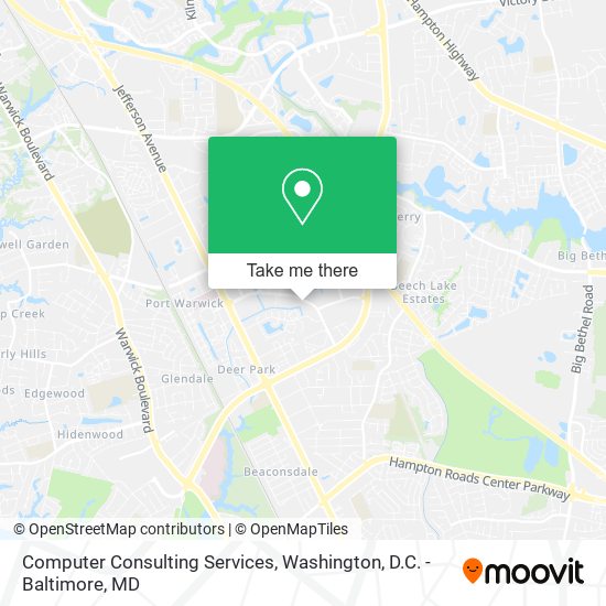 Mapa de Computer Consulting Services