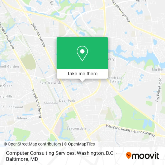 Computer Consulting Services map