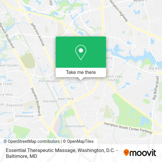 Essential Therapeutic Massage map