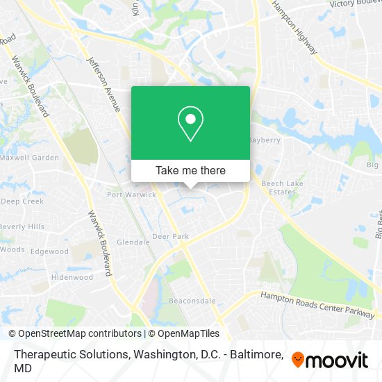 Therapeutic Solutions map