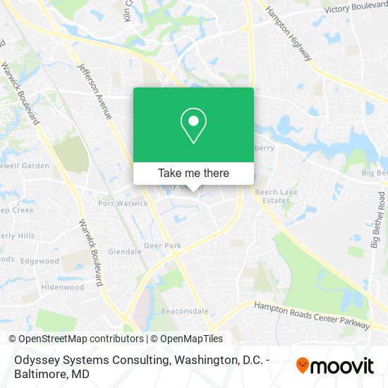 Mapa de Odyssey Systems Consulting