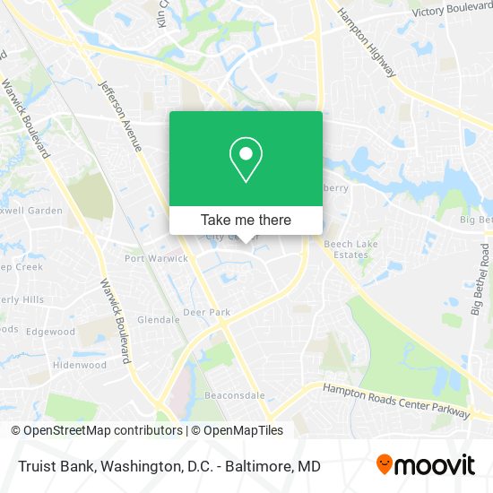 Mapa de Truist Bank