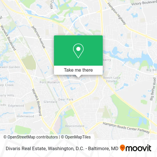 Divaris Real Estate map