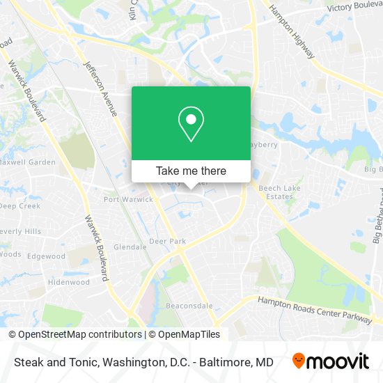 Steak and Tonic map