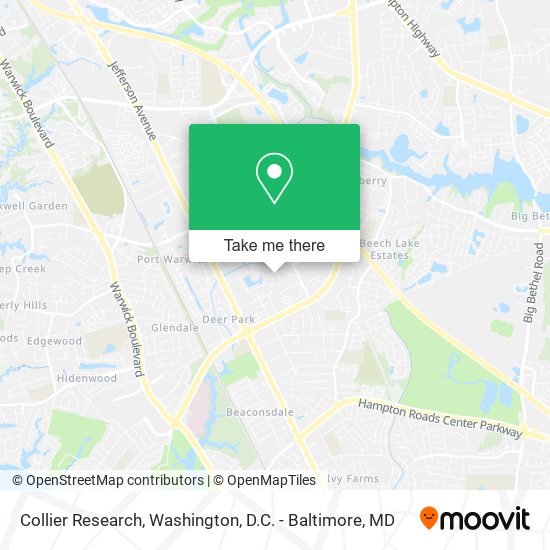 Collier Research map