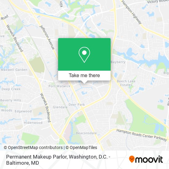 Permanent Makeup Parlor map