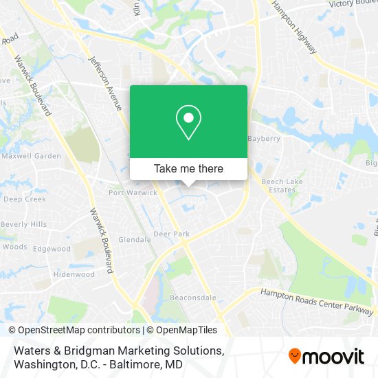 Mapa de Waters & Bridgman Marketing Solutions