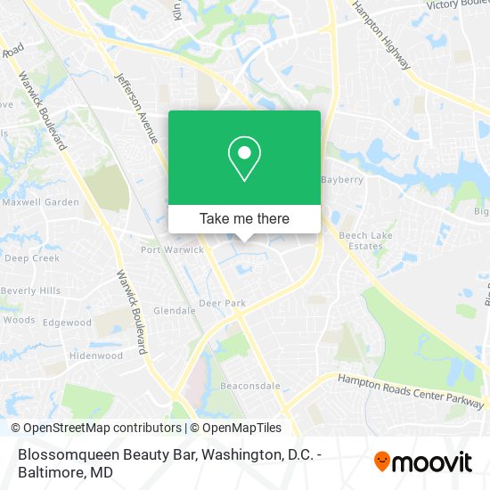 Blossomqueen Beauty Bar map