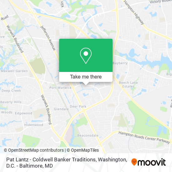 Mapa de Pat Lantz - Coldwell Banker Traditions
