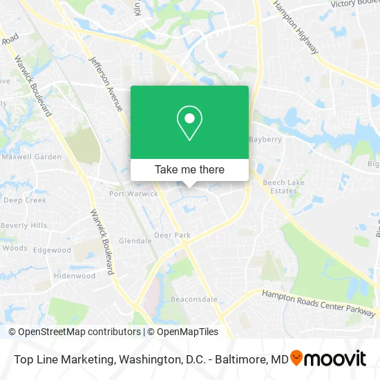 Top Line Marketing map