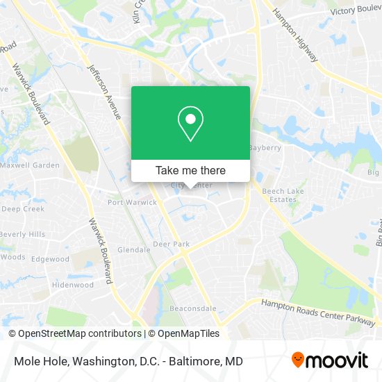 Mole Hole map