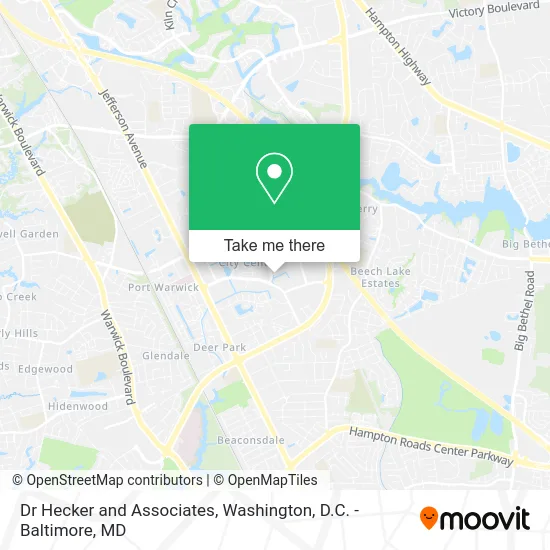 Dr Hecker and Associates map