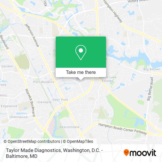 Taylor Made Diagnostics map