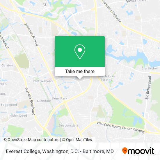 Everest College map