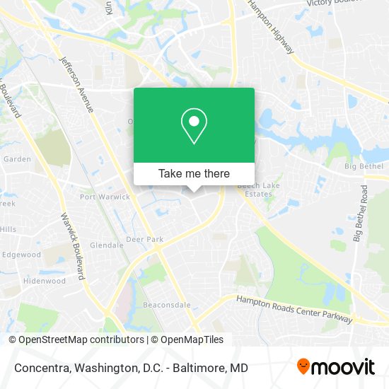 Concentra map