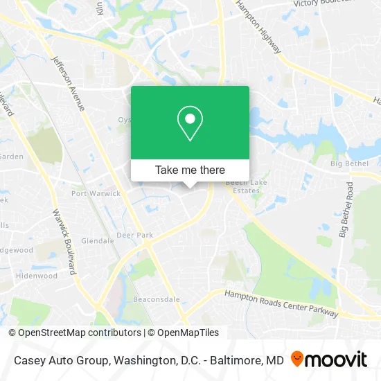 Casey Auto Group map