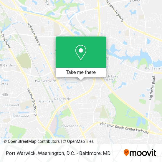 Port Warwick map