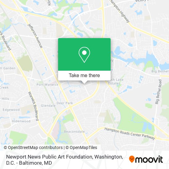 Newport News Public Art Foundation map