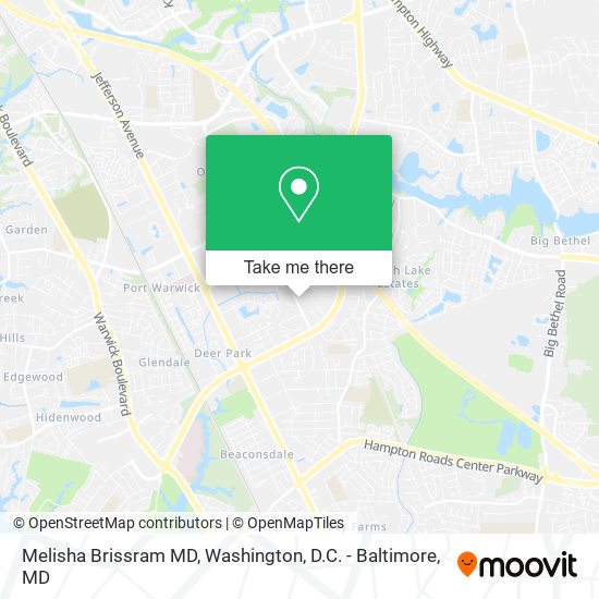Melisha Brissram MD map