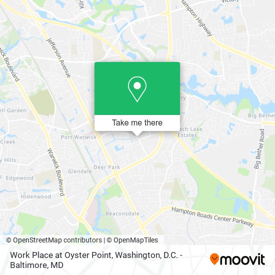Work Place at Oyster Point map