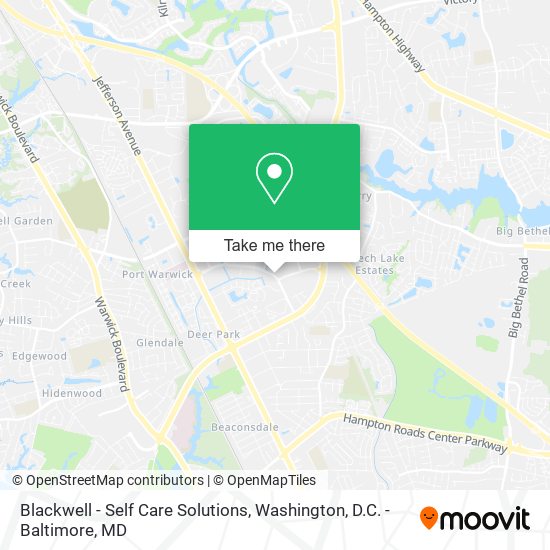 Blackwell - Self Care Solutions map