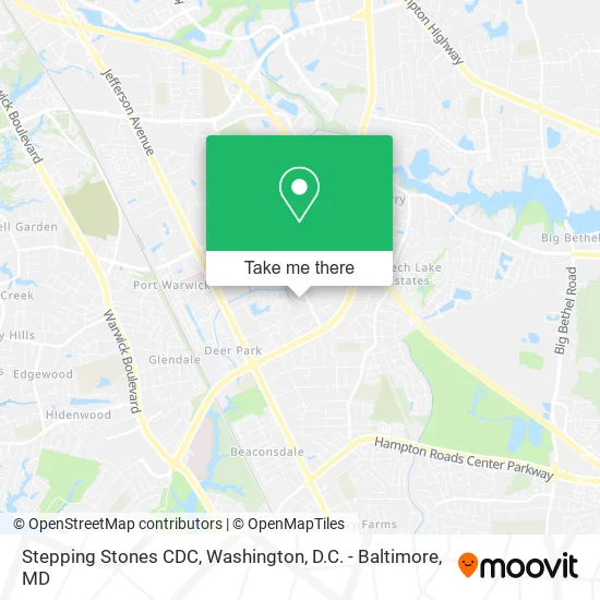 Stepping Stones CDC map