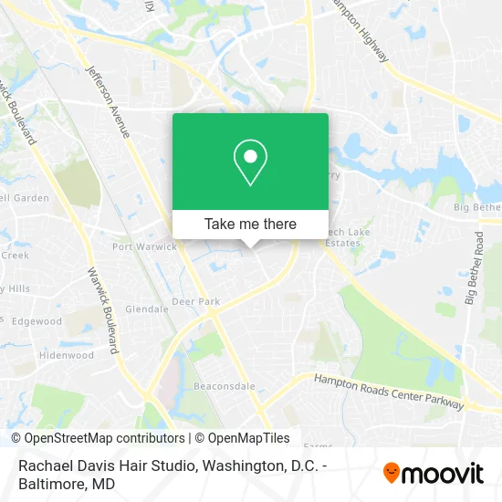 Rachael Davis Hair Studio map