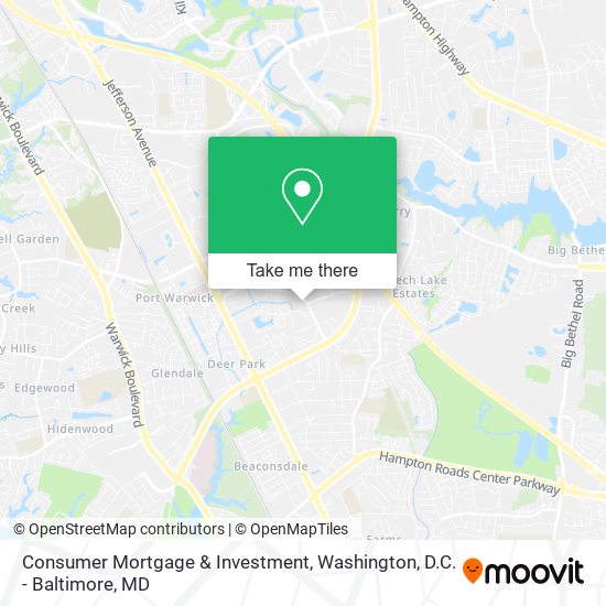 Mapa de Consumer Mortgage & Investment
