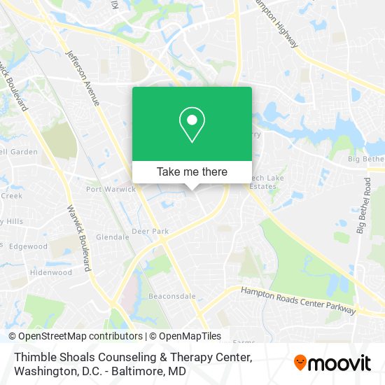 Thimble Shoals Counseling & Therapy Center map