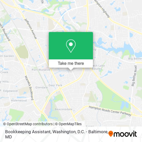 Bookkeeping Assistant map