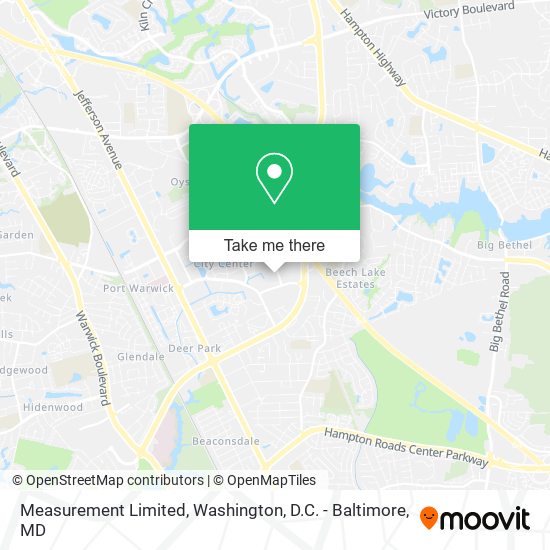 Mapa de Measurement Limited