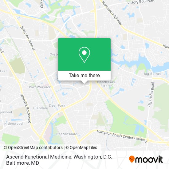 Ascend Functional Medicine map