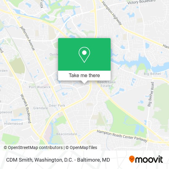CDM Smith map