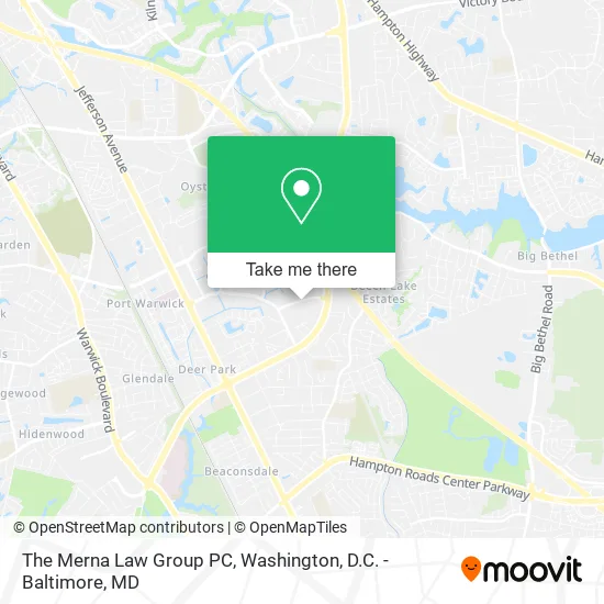 The Merna Law Group PC map