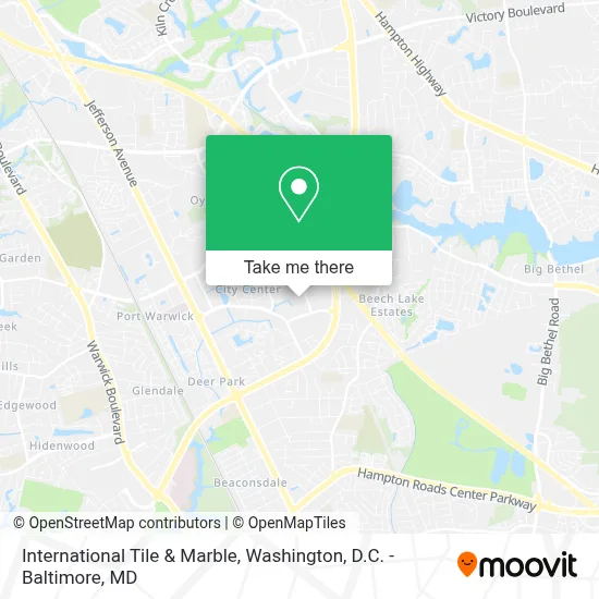 International Tile & Marble map