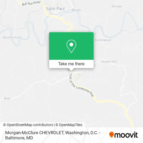 Morgan-McClure CHEVROLET map