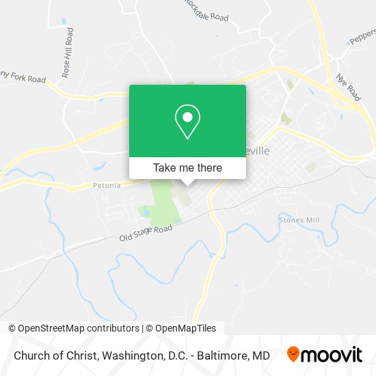Mapa de Church of Christ