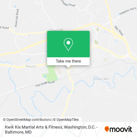 Mapa de Kwik Kix Martial Arts & Fitness